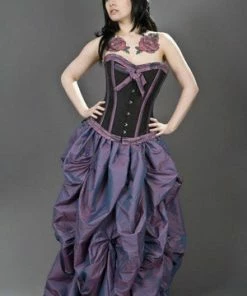 Burleska Ballgown Victorian Maxi Skirt In Taffeta 11 Burleska Ballgown Victorian Maxi Skirt In Taffeta -Spooky Threads ballgown victorian maxi skirt in taffeta burleska 3 300x