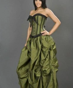 Burleska Ballgown Victorian Maxi Skirt In Taffeta 12 Burleska Ballgown Victorian Maxi Skirt In Taffeta -Spooky Threads ballgown victorian maxi skirt in taffeta burleska 4 300x