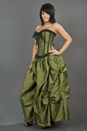 Burleska Ballgown Victorian Maxi Skirt In Taffeta 6 Burleska Ballgown Victorian Maxi Skirt In Taffeta - Image 4