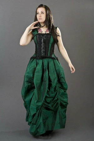 Burleska Ballgown Victorian Maxi Skirt In Taffeta 7 Burleska Ballgown Victorian Maxi Skirt In Taffeta - Image 5