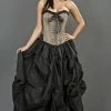 Burleska Ballgown Victorian Maxi Skirt In Taffeta -Spooky Threads ballgown victorian maxi skirt in taffeta burleska 300x