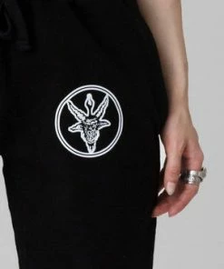 Long Clothing Baphomet Joggers - Unisex -Spooky Threads baphomet joggers unisex long clothing 5 300x