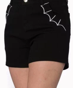 Banned Bell Tower Bat Shorts -Spooky Threads bell tower bat shorts banned 3 300x