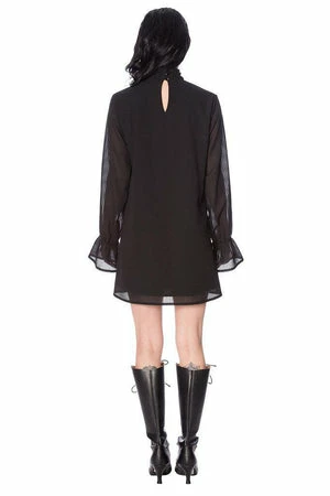 Banned Black Lines Dress 4 Banned Black Lines Dress - Image 2