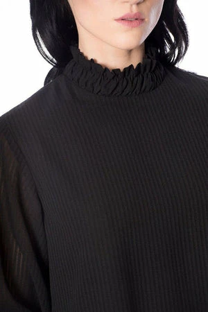 Banned Black Lines Dress 6 Banned Black Lines Dress - Image 4