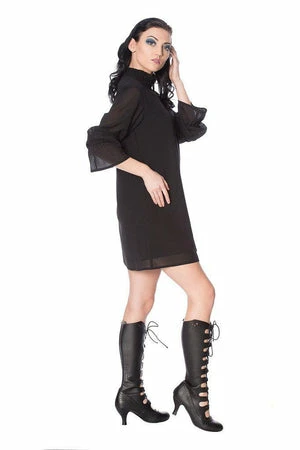 Banned Black Lines Dress 7 Banned Black Lines Dress - Image 5