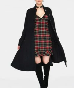 Jawbreaker Black Military Coat -Spooky Threads black military coat cta 1253 03.1465 300x