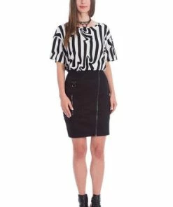 Banned Black Night Zip Skirt 9 Banned Black Night Zip Skirt -Spooky Threads black night zip skirt banned 4 300x