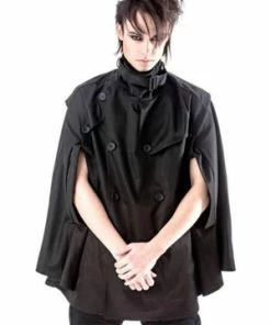 Queen Of Darkness Black Unisex Cape Jacket