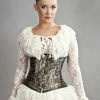 Burleska C-Lock Underbust Steampunk Corset In King Brocade -Spooky Threads c lock underbust steampunk corset in king brocade burleska 300x