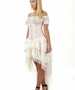 Burleska Candy Underbust Burlesque Corset In King Brocade -Spooky Threads candy underbust burlesque corset in king brocade burleska 5 300x