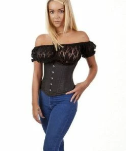 Burleska Candy Underbust Steel Boned Waist Training Corset In Taffeta -Spooky Threads candy underbust steel boned waist training corset in taffeta burleska 5 300x