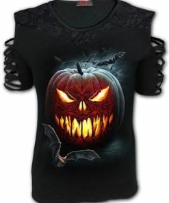 Spiral Carving Death - Lace Shoulder Strap Sleeve