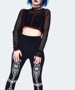 Jawbreaker Celtic Knots Print Leggings -Spooky Threads celtic knots print leggings lga 6620 04.1201 300x