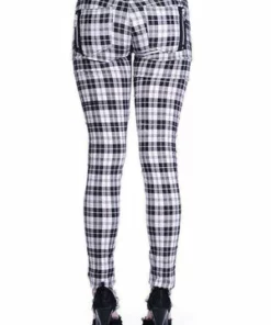 Banned Check Skinny Jeans 14 Banned Check Skinny Jeans -Spooky Threads check skinny jeans banned 5 300x