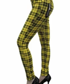 Banned Check Skinny Jeans 17 Banned Check Skinny Jeans -Spooky Threads check skinny jeans banned 8 300x