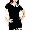 Dr Faust Church Burning Black Mini Dress - Shiloh 1 Dr Faust Church Burning Black Mini Dress - Shiloh -Spooky Threads church burning black mini dress shiloh dr faust 300x