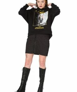 Banned Cold Wave Bodycon Skirt -Spooky Threads cold wave bodycon skirt banned 3 300x