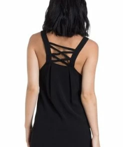 Jawbreaker Crepe Fashion Top -Spooky Threads crepe fashion top jawbreaker 7 300x