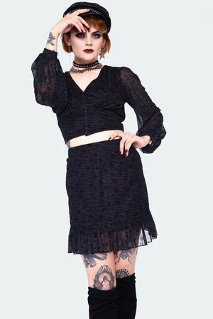 Jawbreaker Dark Green Zebra With Stars Mini Skirt 3 Jawbreaker Dark Green Zebra With Stars Mini Skirt