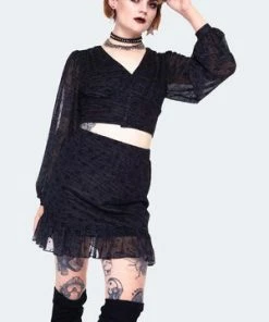 Jawbreaker Dark Green Zebra With Stars Mini Skirt 9 Jawbreaker Dark Green Zebra With Stars Mini Skirt -Spooky Threads dark green zebra with stars mini skirt ska 3781 04.1449 300x