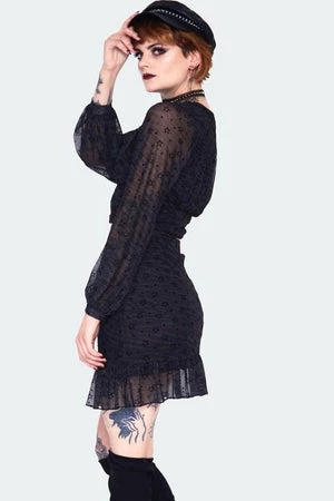 Jawbreaker Dark Green Zebra With Stars Mini Skirt 4 Jawbreaker Dark Green Zebra With Stars Mini Skirt - Image 2