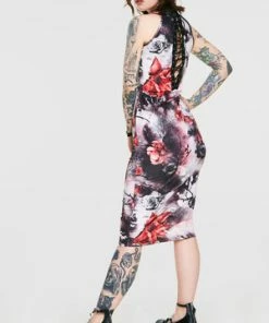 Jawbreaker Dark Passions Floral Tie Up Dress 8 Jawbreaker Dark Passions Floral Tie Up Dress -Spooky Threads dark passions floral tie up dress dra 9008 01.754 300x