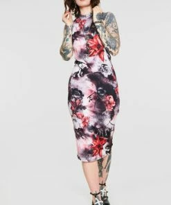 Jawbreaker Dark Passions Floral Tie Up Dress 9 Jawbreaker Dark Passions Floral Tie Up Dress -Spooky Threads dark passions floral tie up dress dra 9008 02.754 300x