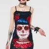 Jawbreaker Deadly Dame Day Of The Dead Dress -Spooky Threads deadly dame day of the dead dress jawbreaker 300x