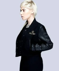 Long Clothing Death Adder Chain Crop Varsity Jacket -Spooky Threads death adder chain crop varsity jacket long clothing 3 300x