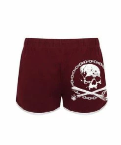 Toxico Death From Below Retro Shorts -Spooky Threads death from below retro shorts toxico 6 300x