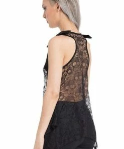 Jawbreaker Deathclock Top - Grey Or Black 21 Jawbreaker Deathclock Top - Grey Or Black -Spooky Threads deathclock top grey or black jawbreaker 9 300x