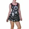 Dr Faust Disturbed Print Celestial Black Mini Dress - Aurora -Spooky Threads disturbed print celestial black mini dress aurora dr faust 300x