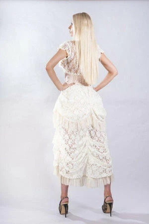 Burleska Dita Sleeveless Gothic Top In Stretch Lace 4 Burleska Dita Sleeveless Gothic Top In Stretch Lace - Image 2