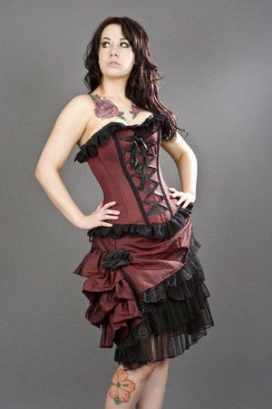 Burleska Diva Knee Length Skirt In Taffeta 6 Burleska Diva Knee Length Skirt In Taffeta - Image 4