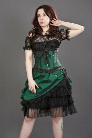 Burleska Diva Knee Length Skirt In Taffeta 7 Burleska Diva Knee Length Skirt In Taffeta - Image 5