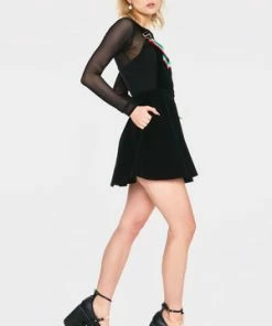 Jawbreaker Double Rainbow Overall Dress -Spooky Threads double rainbow dress dra 9267 02.860 300x