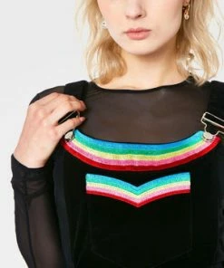 Jawbreaker Double Rainbow Overall Dress -Spooky Threads double rainbow dress dra 9267 04.860 300x