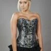 Burleska Elegant C-lock Steel Boned Overbust Corset In King Brocade -Spooky Threads elegant c lock steel boned overbust corset in king brocade burleska 300x