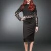 Queen Of Darkness Elegant Pencil-Skirt 2 Queen Of Darkness Elegant Pencil-Skirt -Spooky Threads elegant pencil skirt queen of darkness 300x