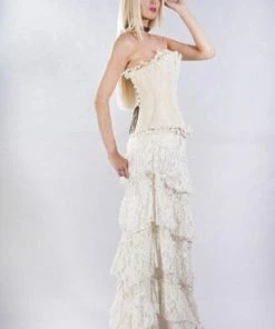 Burleska Elizium Overbust Corset In Taffeta -Spooky Threads elizium overbust corset in taffeta burleska 6 300x