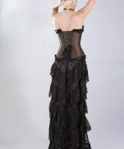 Burleska Elizium Overbust Corset In Taffeta -Spooky Threads elizium overbust corset in taffeta burleska 8 300x
