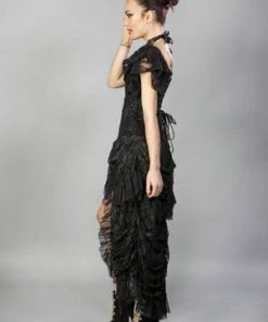 Spooky Threads -Spooky Threads emily overbust burlesque corset in king brocade burleska 2 300x