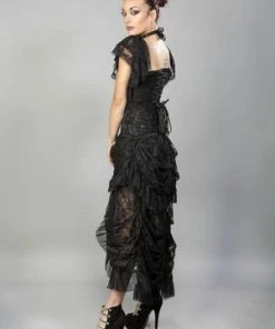 Burleska Emily Overbust Burlesque Corset In King Brocade -Spooky Threads emily overbust burlesque corset in king brocade burleska 4 300x