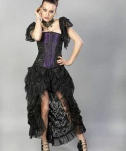 Burleska Emily Overbust Burlesque Corset In King Brocade