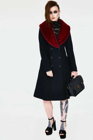 Jawbreaker Enchantress Coat With Red Faux Fur 7 Jawbreaker Enchantress Coat With Red Faux Fur - Image 5