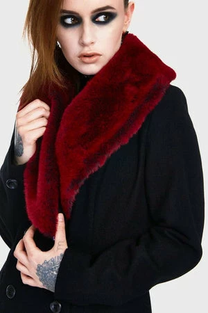 Jawbreaker Enchantress Coat With Red Faux Fur 6 Jawbreaker Enchantress Coat With Red Faux Fur - Image 4