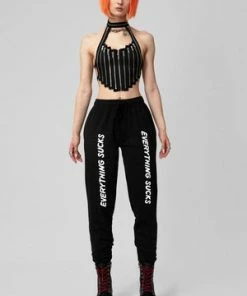 Long Clothing Everything Sucks Joggers - Unisex 7 Long Clothing Everything Sucks Joggers - Unisex -Spooky Threads everything sucks joggers unisex long clothing 3 300x