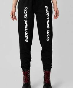 Long Clothing Everything Sucks Joggers - Unisex