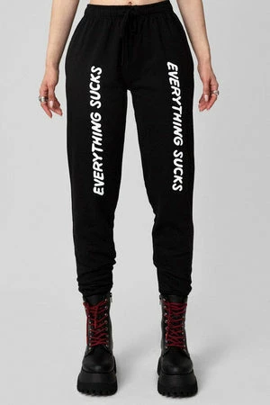 Long Clothing Everything Sucks Joggers - Unisex 3 Long Clothing Everything Sucks Joggers - Unisex